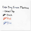 A Picture of product SAN-83661 EXPO® Dry Erase Marker,  Chisel Tip, Black, 4/Pack