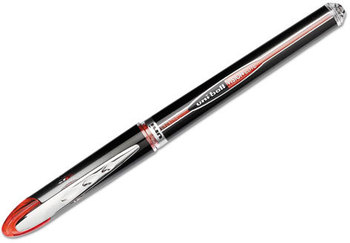 uni-ball® VISION ELITE™ Stick Roller Ball Pen,  Red Ink, Super Fine