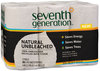 A Picture of product SEV-13735PK Seventh Generation® Natural Unbleached 100% Recycled 2-Ply Bath Tissue. 12 count.