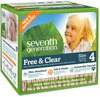 A Picture of product SEV-44080 Seventh Generation Baby™ Diapers,  Stage 4, 22-37 lbs, Tan, 54/CT