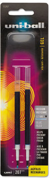 uni-ball® Refill for uni-ball® Signo Gel 207™ Pens,  Medium, Blue Ink, 2/Pack