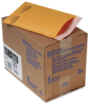 Sealed Air Jiffylite® Self-Seal Bubble Mailer,  Side Seam, #00, 5 x 10, Golden Brown, 25/Carton
