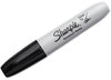 A Picture of product SAN-38264PP Sharpie® Chisel Tip Permanent Marker,  5.3mm Chisel Tip, Black, 4/Pack