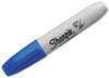 A Picture of product SAN-38203 Sharpie® Chisel Tip Permanent Marker,  5.3mm Chisel Tip, Blue, Dozen