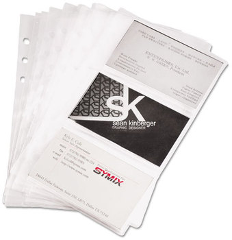 Samsill® Refill Sheets for Business Card Binders,  60 Card Capacity, 10/Pack