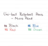 A Picture of product SAN-60145 uni-ball® ONYX® Stick Roller Ball Pen,  Blue Ink, Fine, Dozen