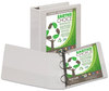 A Picture of product SAM-16987 Samsill® Earth's Choice™ Biobased + Biodegradable D-Ring View Binder,  3" Cap, White
