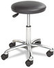 A Picture of product SAF-3434BL Safco® Height-Adjustable Lab Stool Backless, Supports Up to 250 lb, 16" 21" Seat Height, Black Chrome Base