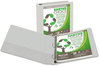 A Picture of product SAM-18957 Samsill® Earth's Choice™ Biobased + Biodegradable Round Ring View Binder,  1.5" Cap, White