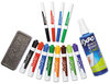 A Picture of product SAN-83054 EXPO® Dry Erase Marker, Eraser and Cleaner Kit,  Chisel/Fine, Assorted, 12/Set