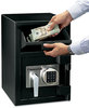 A Picture of product SEN-DH074E Sentry® Safe Digital Depository Safe,  Large, 0.94 ft3, 14w x 15 3/5d x 20h, Black