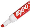 A Picture of product SAN-80002 EXPO® Low-Odor Dry-Erase Marker,  Chisel Tip, Red, Dozen