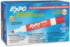 A Picture of product SAN-80002 EXPO® Low-Odor Dry-Erase Marker,  Chisel Tip, Red, Dozen