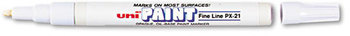 Sanford® uni®-Paint Permanent Marker,  Fine Point, White