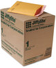A Picture of product SEL-39092 Sealed Air Jiffylite® Self-Seal Bubble Mailer,  Side Seam, #1, 7 1/4 x 12, Golden Brown, 100/Carton