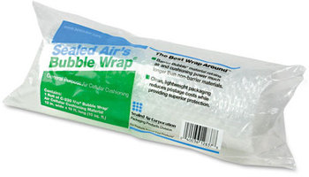 Sealed Air Bubble Wrap® Air Cellular Cushioning Material,  3/16" Thick, 12" x 10 ft.