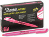 A Picture of product SAN-27009 Sharpie® Pocket Style Highlighters, Chisel Tip, Fluorescent Pink, Dozen