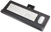 A Picture of product SAF-2133BL Safco® Knob-Adjust Keyboard Platform,  25w x 9-1/2d, Black