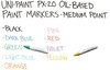 A Picture of product SAN-63631 Sanford® uni®-Paint Permanent Marker,  Medium Point, Assorted, 12/Set