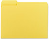 A Picture of product SMD-12243 Smead® Colored File Folders,  1/3 Cut Top Tab, Letter, Goldenrod, 100/Box