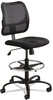 A Picture of product SAF-3395BL Safco® Vue™ Series Mesh Extended-Height Chair Supports Up to 250 lb, 23" 33" Seat Height, Black Fabric