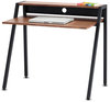 A Picture of product SAF-1951BL Safco® Writing Desk,  37 3/4 x 22 3/4 x 34 1/4, Natural/Black