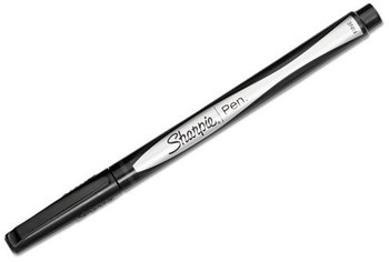 Sharpie® Permanent Ink Pen,  Black Ink, Fine, Dozen