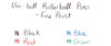 A Picture of product SAN-60103 uni-ball® Stick Roller Ball Pen,  Blue Ink, Fine, Dozen