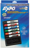 A Picture of product SAN-83056 EXPO® Dry Erase Organizer,  Chisel Tip, Assorted, 6/Set