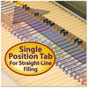 A Picture of product SMD-19513 Smead™ Top Tab Fastener Folders Straight Tabs, 0.75" Expansion, 2 Fasteners, Legal Size, Manila Exterior, 50/Box