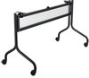 A Picture of product SAF-2031BL Safco® Impromptu® Series Mobile Flip-Top Training Table Base,  49-1/2w x 24d x 28h, Black