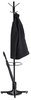 A Picture of product SAF-4168BL Safco® Coat Racks,  Four Ball-Tipped Double-Hooks, Black
