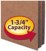 A Picture of product SMD-73214 Smead™ Redrope Drop Front File Pockets 1.75" Expansion, Letter Size, 25/Box