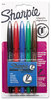 A Picture of product SAN-40150SH Sharpie® Calligraphic® Marker Pen,  Assorted Ink, Medium, 5/Pack