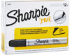 A Picture of product SAN-1794229 Sharpie® Pro Permanent Marker,  Bullet Tip, Black, Open Stock, Dozen