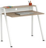 A Picture of product SAF-1951WH Safco® Writing Desk,  37 3/4 x 22 3/4 x 34 1/4, Beech/White