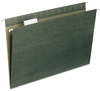 A Picture of product SMD-64155 Smead™ Hanging Folders Legal Size, 1/5-Cut Tabs, Standard Green, 25/Box