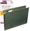 A Picture of product SMD-64155 Smead™ Hanging Folders Legal Size, 1/5-Cut Tabs, Standard Green, 25/Box