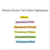 A Picture of product SAN-25053 Sharpie® Tank Style Highlighters,  Chisel Tip, Assorted Colors, 12/Pk
