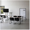 A Picture of product SAF-8511GR Safco® Impromptu® Whiteboard Collaboration Screen,  42w x 21 1/2d x 72h, Gray