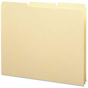Smead™ Recycled Blank Top Tab File Guides 1/3-Cut 8.5 x 11, Manila, 100/Box