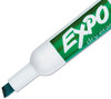 A Picture of product SAN-80004 EXPO® Low-Odor Dry-Erase Marker,  Chisel Tip, Green, Dozen
