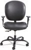 A Picture of product SAF-3391BV Safco® Alday™ Intensive-Use Chair Supports Up to 500 lb, 17.5" 20" Seat Height, Black Vinyl Seat/Back, Base