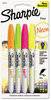 A Picture of product SAN-1860443 Sharpie® Neon Permanent Markers,  Assorted, 5/Pack