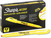 A Picture of product SAN-27005 Sharpie® Pocket Style Highlighters,  Chisel Tip, Yellow, Dozen