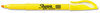 A Picture of product SAN-27005 Sharpie® Pocket Style Highlighters,  Chisel Tip, Yellow, Dozen