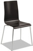 A Picture of product SAF-4298ES Safco® Bosk Stack Chair,  Espresso, 2/Carton