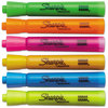 A Picture of product SAN-25076 Sharpie® Tank Style Highlighters,  Chisel Tip, Assorted Colors, 6/Set