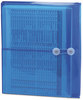 A Picture of product SMD-89522 Smead™ Poly String & Button Interoffice Envelopes and Open-Side (Horizontal), 9.75 x 11.63, Transparent Blue, 5/Pack