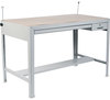 A Picture of product SAF-3962GR Safco® Precision Four-Post Drafting Table Base 56.5w x 30.5d 35.5h, Gray